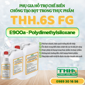 Chất phá bọt nhũ tương silicone cho ngành thực phẩm